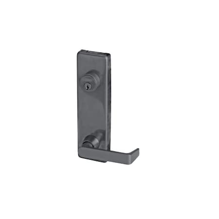 Falcon Dane Lever Trim With Night Latch, Right Hand Reverse, Less Mortise Cylinder for 25 Series, US19 Mat 510L-NL-19-RHR-DAN